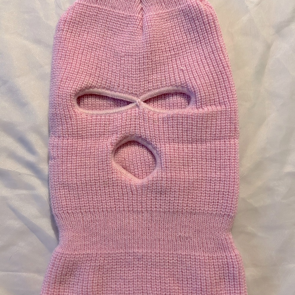 Pink Ski Mask